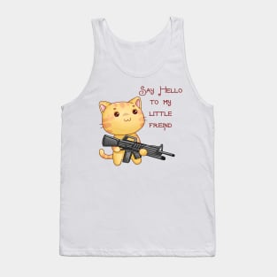 Say hello to my little friend - Scarface Tank Top